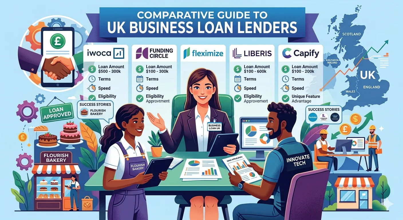 Popular Fast Business Loan Lenders in the UK - Comparison