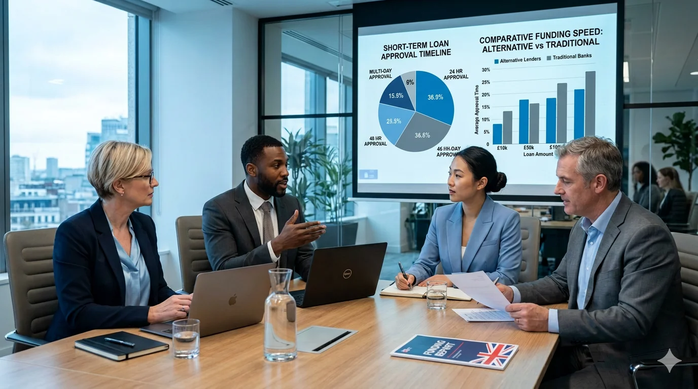 Short-term business loans up to £250K for immediate needs